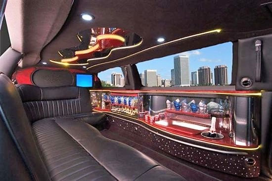 Bel Air Lincoln Limo Interior
