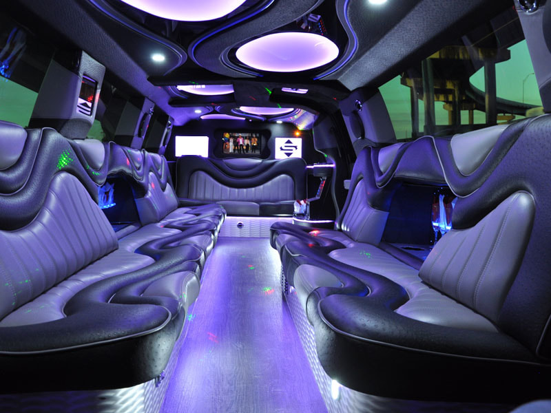 Leather seat limo